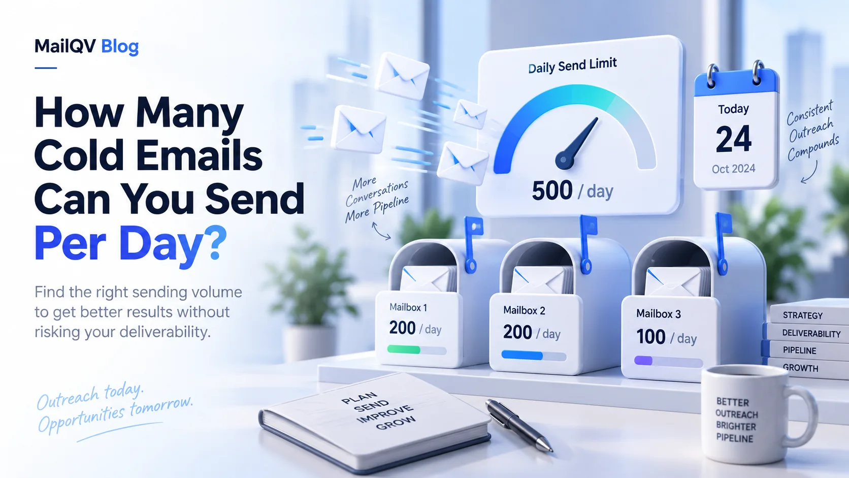 How Many Cold Emails Can You Send Per Day? illustrated guide