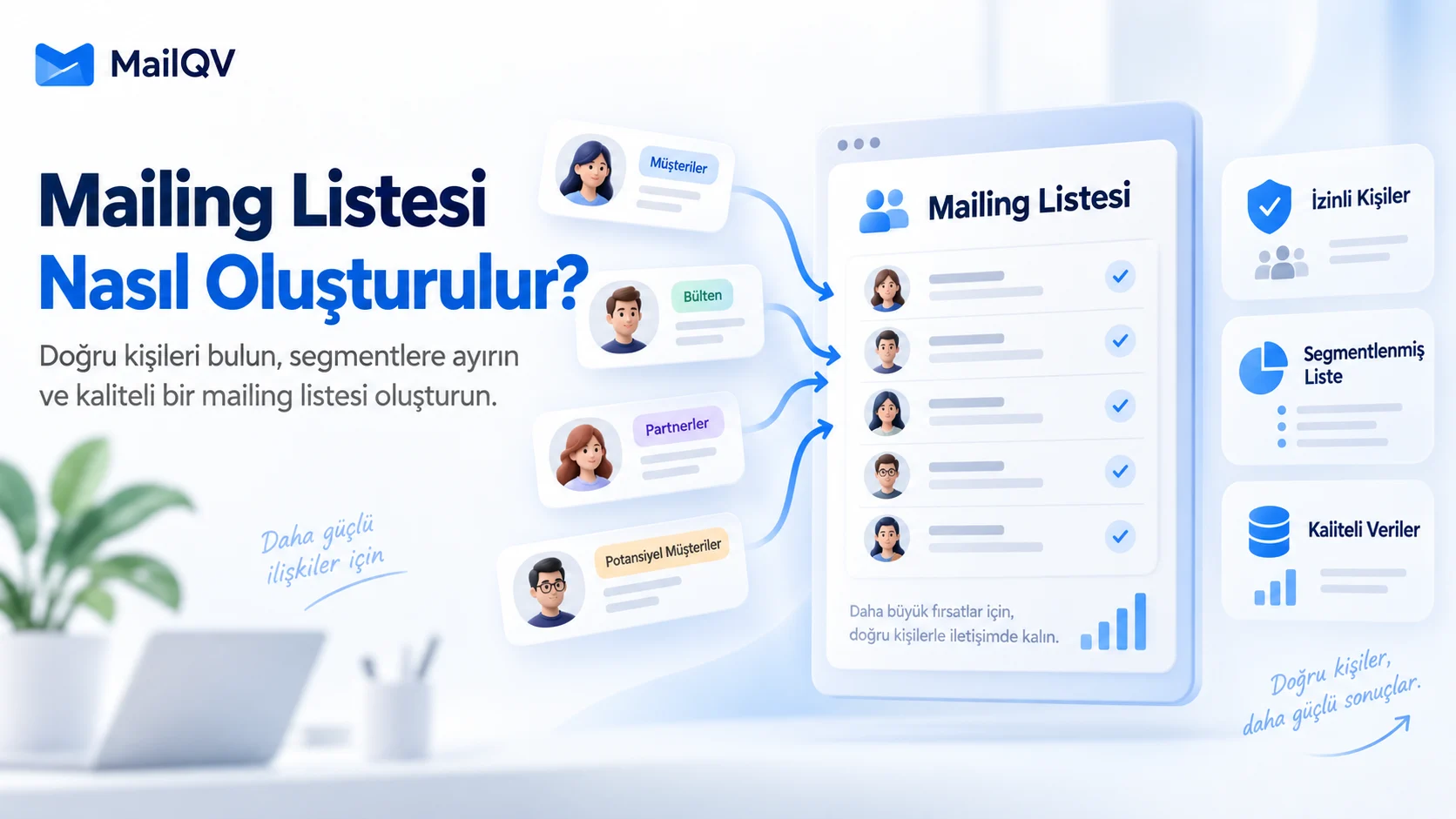 Mailing Listesi Nasıl Oluşturulur? Kaliteli Liste Oluşturma Rehberi hero görseli