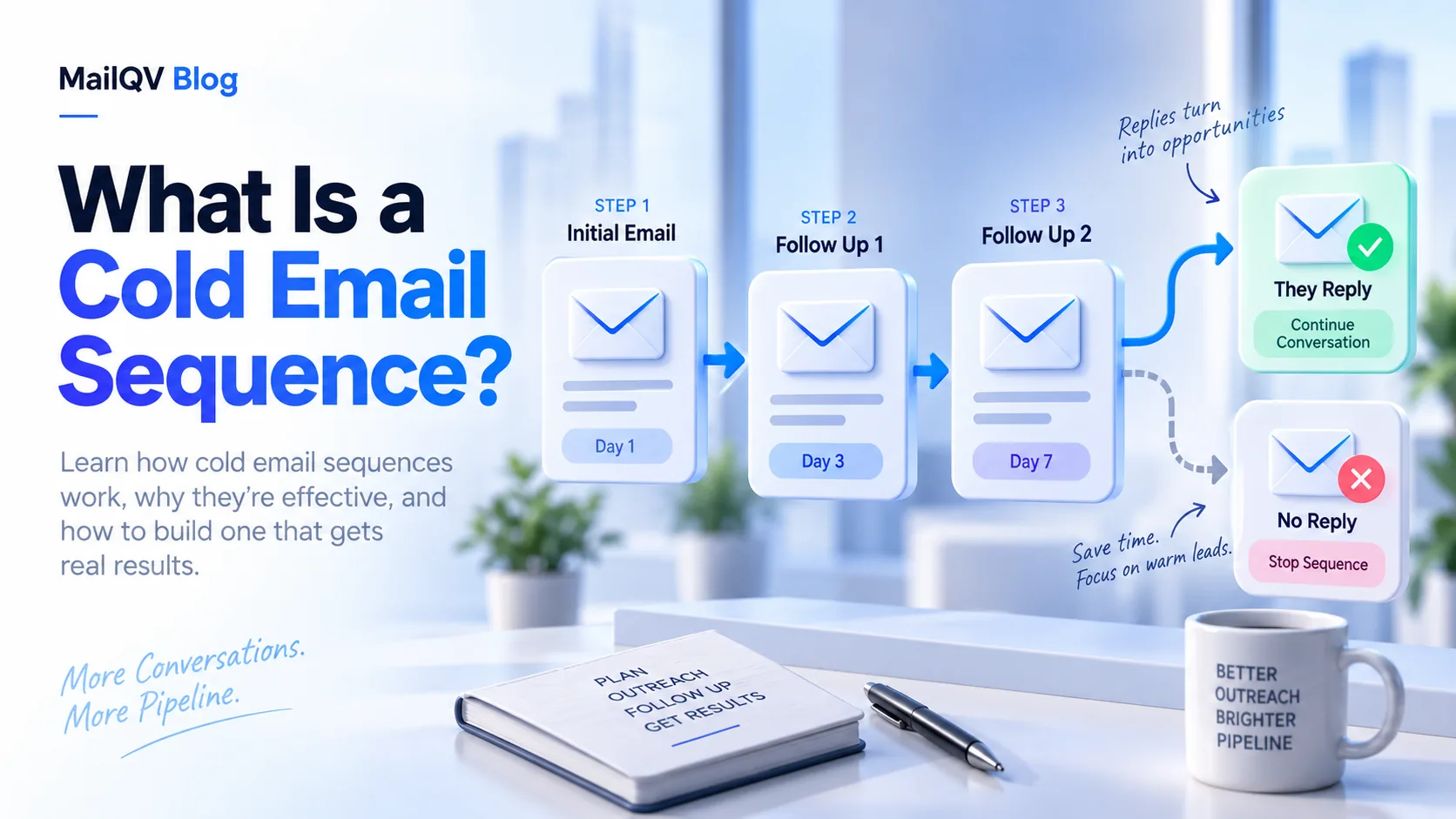 What Is a Cold Email Sequence? illustrated guide